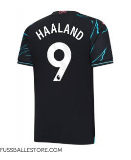 Günstige Manchester City Erling Haaland #9 3rd trikot 2023-24 Kurzarm